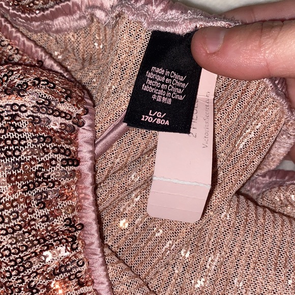 Large Shiny sleep shorts new with tag from Victoria Secret - Picture 5 of 7